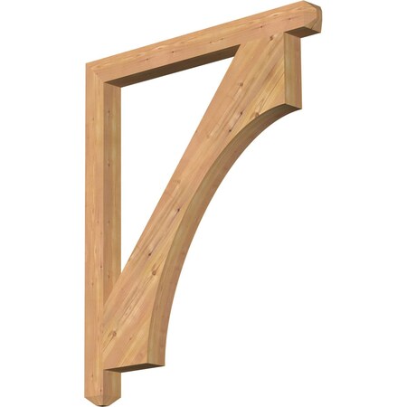 Ekena Millwork Westlake Craftsman Smooth Bracket, Western Red Cedar, 3 1/2"W x 40"D x 48"H BKT04X40X48WTL04SWR